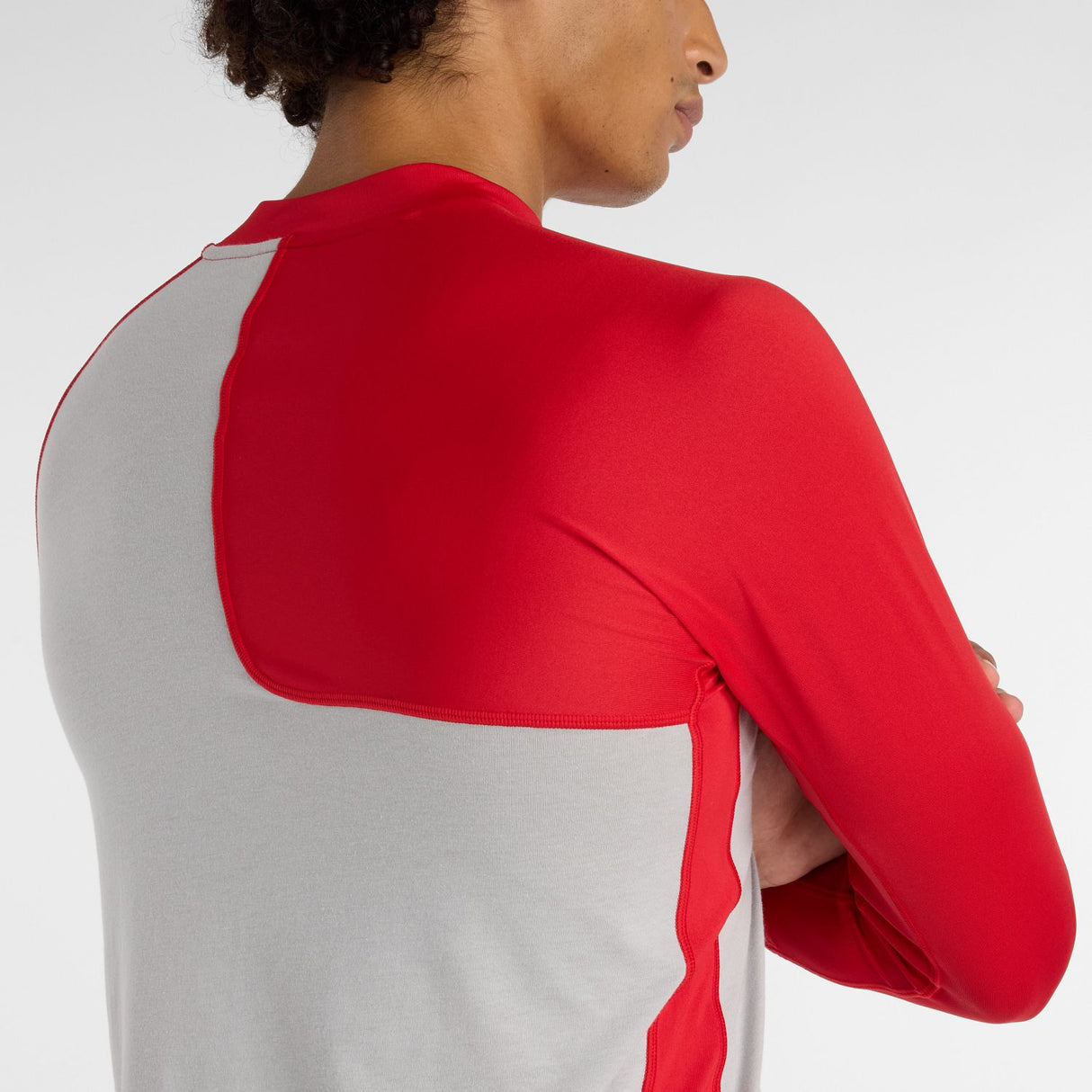 New Balance Men's Asym Long Sleeve Top Right-5