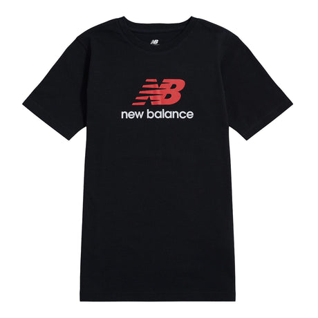 New Balance Boys' Jersey Stacked Logo T-Shirt-1