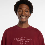 New Balance Men's NYC Marathon Athletics Premium Back Logo Long Sleeve-5
