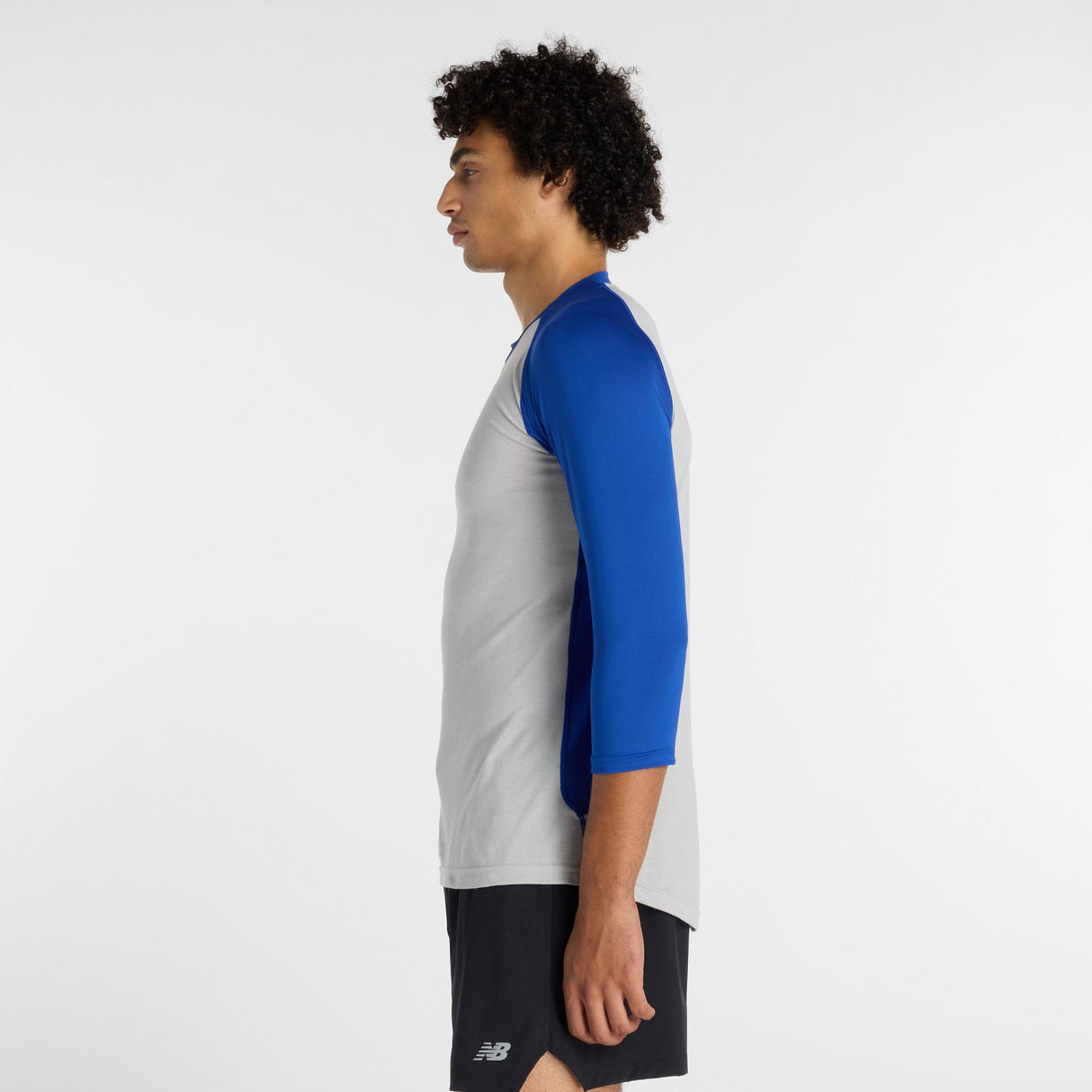 New Balance Men's Asym Long Sleeve Top Right-2