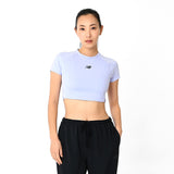 New Balance Women's Fast Days Fitted Crop T-Shirt-4