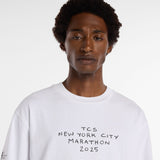 New Balance Men's NYC Marathon Athletics Premium Back Logo Long Sleeve-5