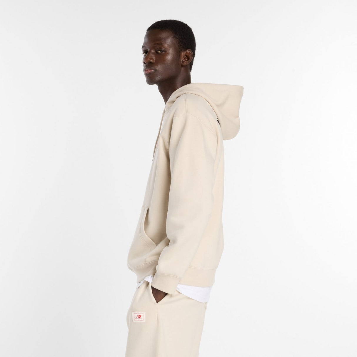 New Balance Men's Woven Label Hoodie-2