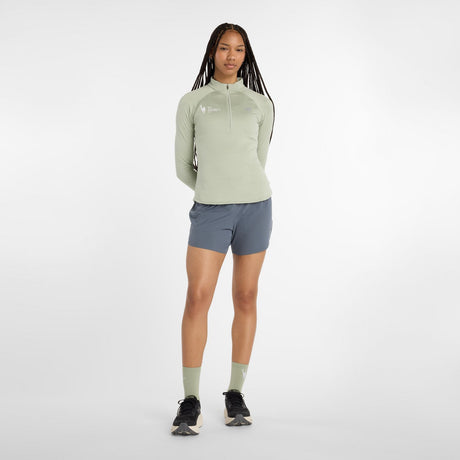New Balance Women's NYC Marathon Athletics Heat Grid 1/2 Zip-1