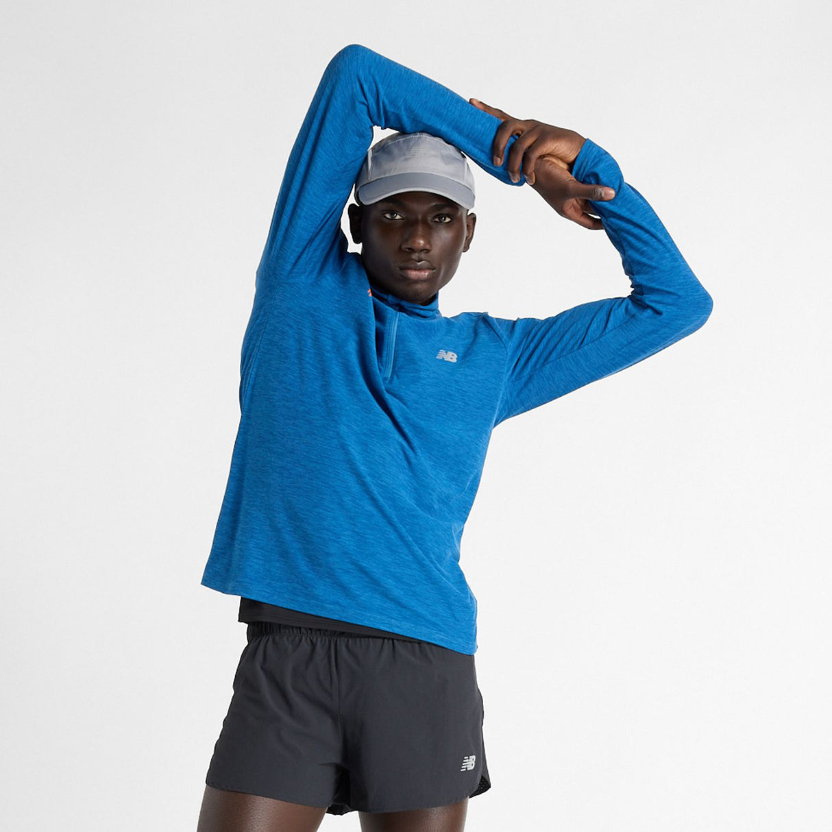 New Balance Men's NYC Marathon Space Dye 1/4 Zip-2