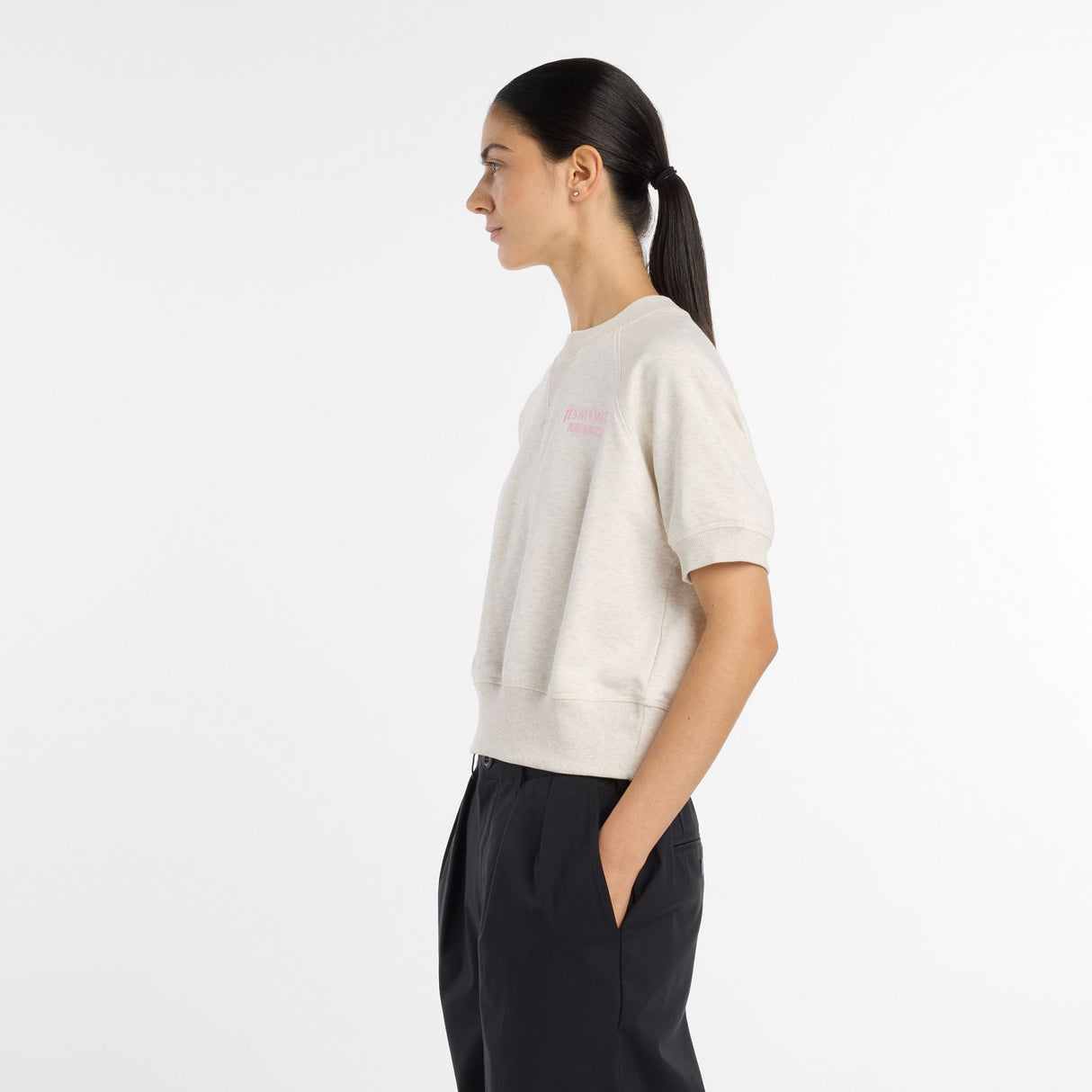 New Balance Women's NYC Marathon French Terry T-Shirt-3