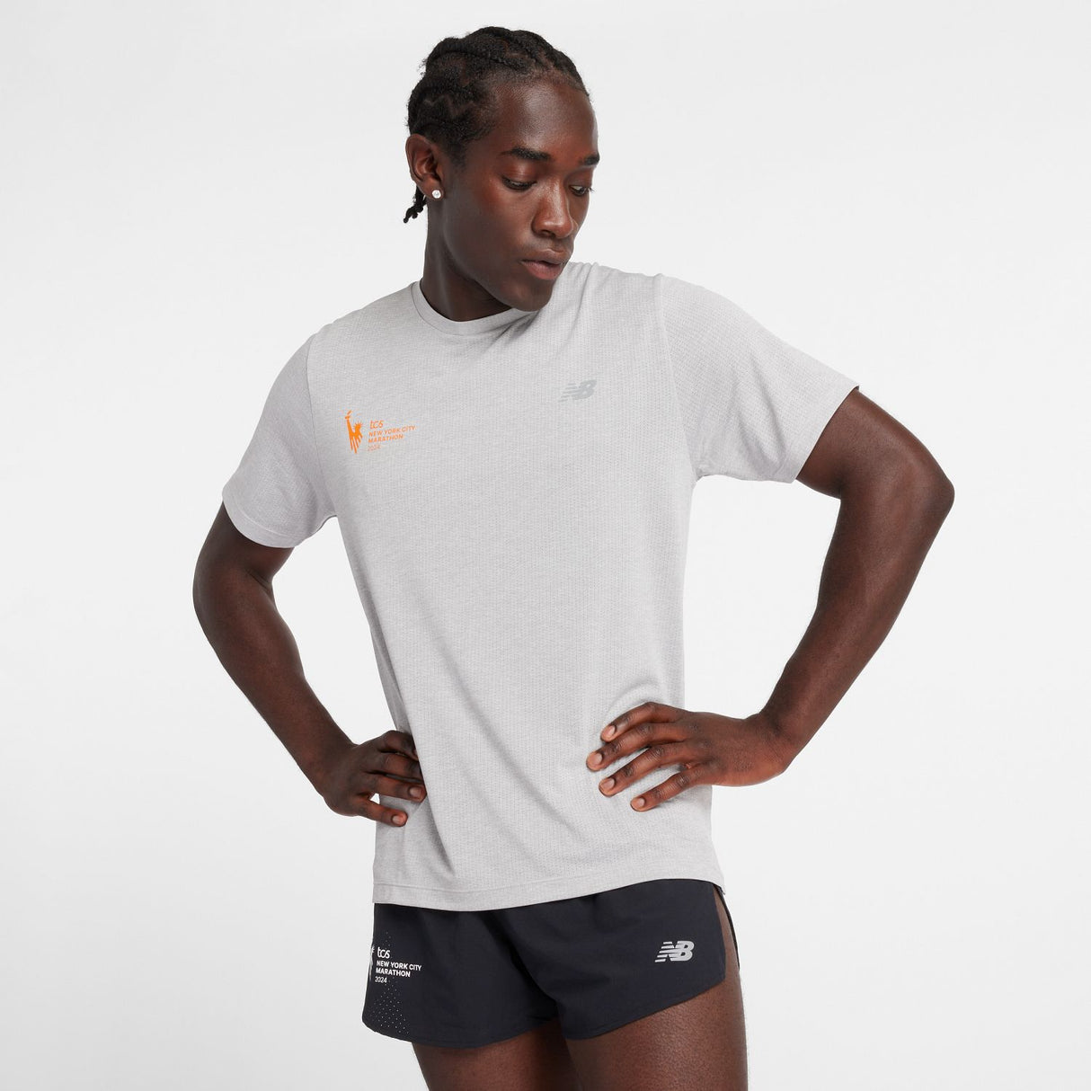 New Balance Men's NYC Marathon Athletics T-Shirt-2