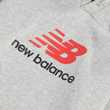 New Balance Boys' Brush Back Stacked Logo Hoodie-3
