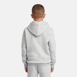 New Balance Boys' Brush Back Stacked Logo Hoodie-7