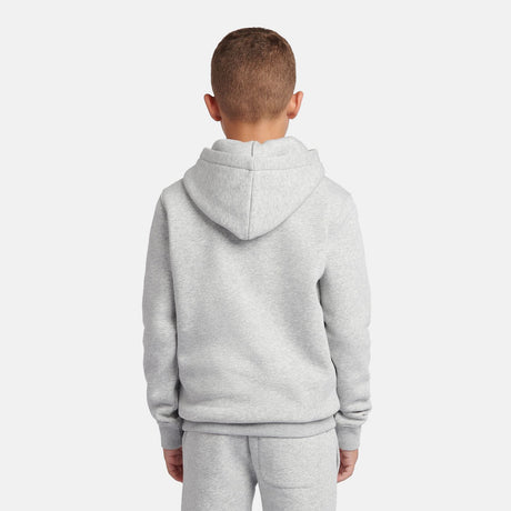 New Balance Boys' Brush Back Stacked Logo Hoodie-7