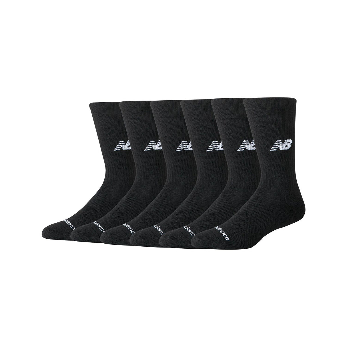 New Balance Daily Essentials Cushion Crew Socks 6 Pack-1