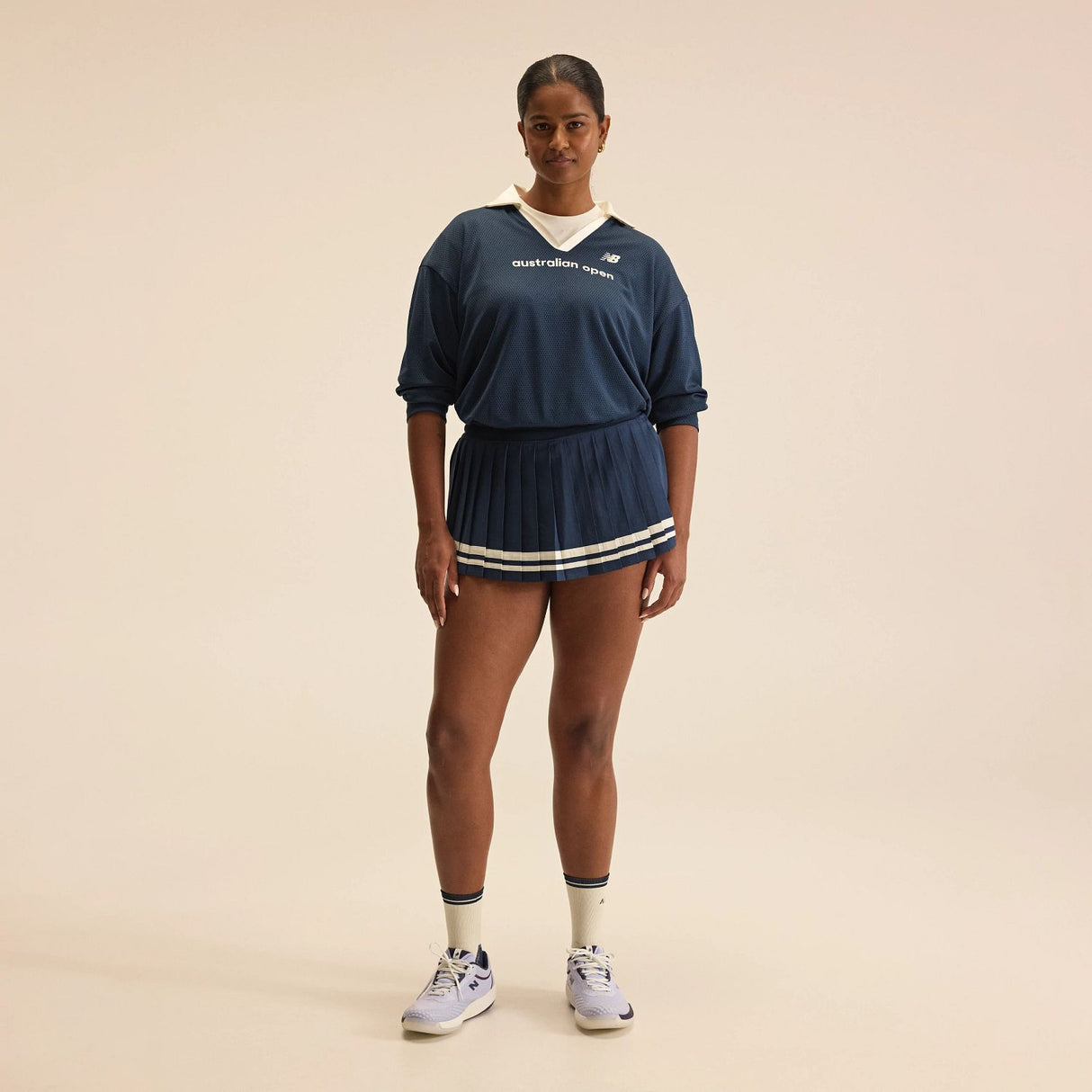 New Balance Women's Australian Open Mesh Tennis Jersey-2