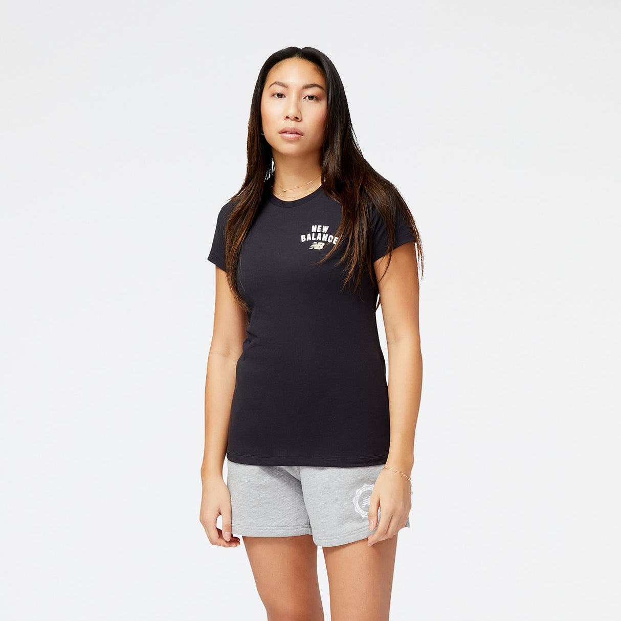 New Balance Women's Sport Core Arch Cotton Athletic T-Shirt-1