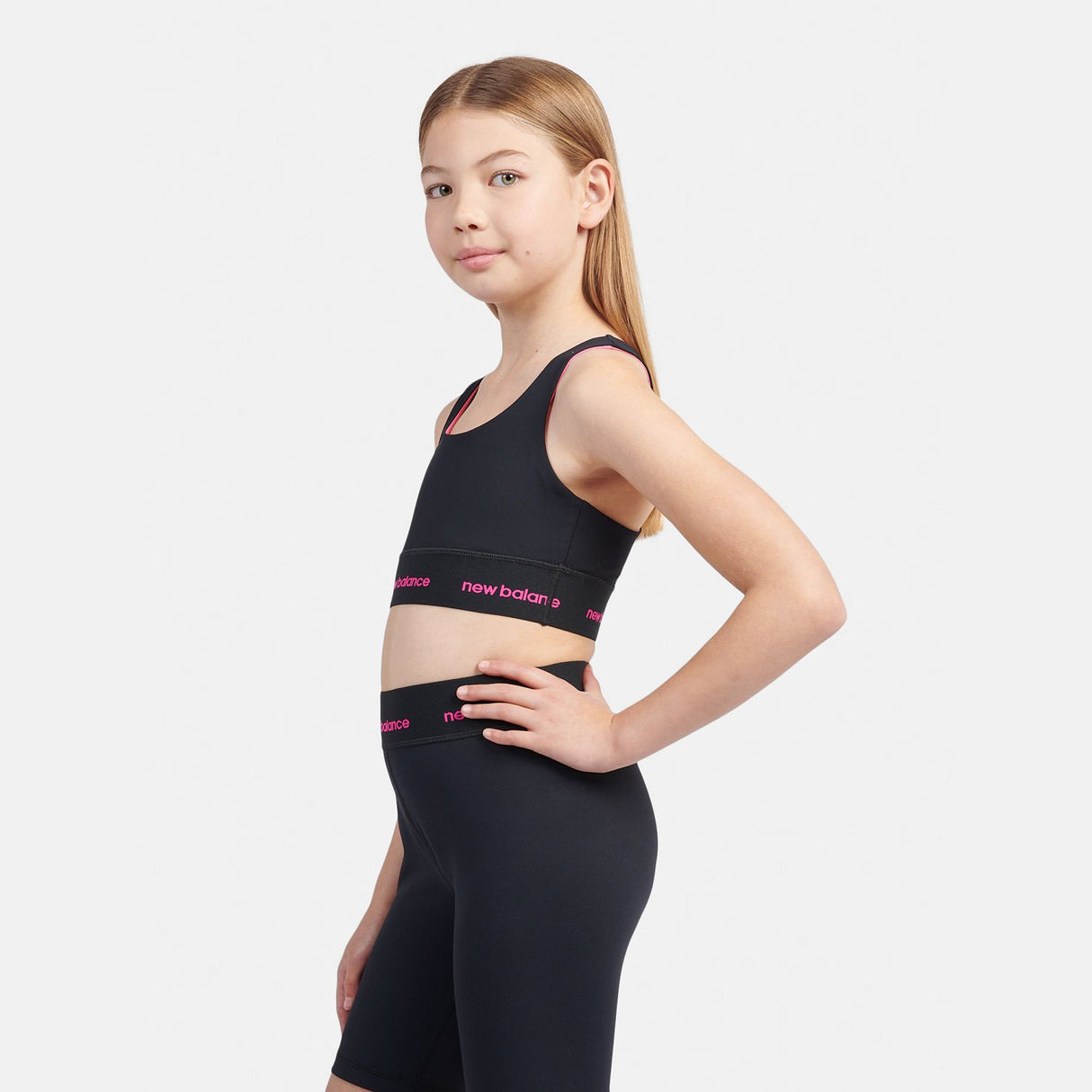 New Balance Girls' Harmony Racerback Bra-6