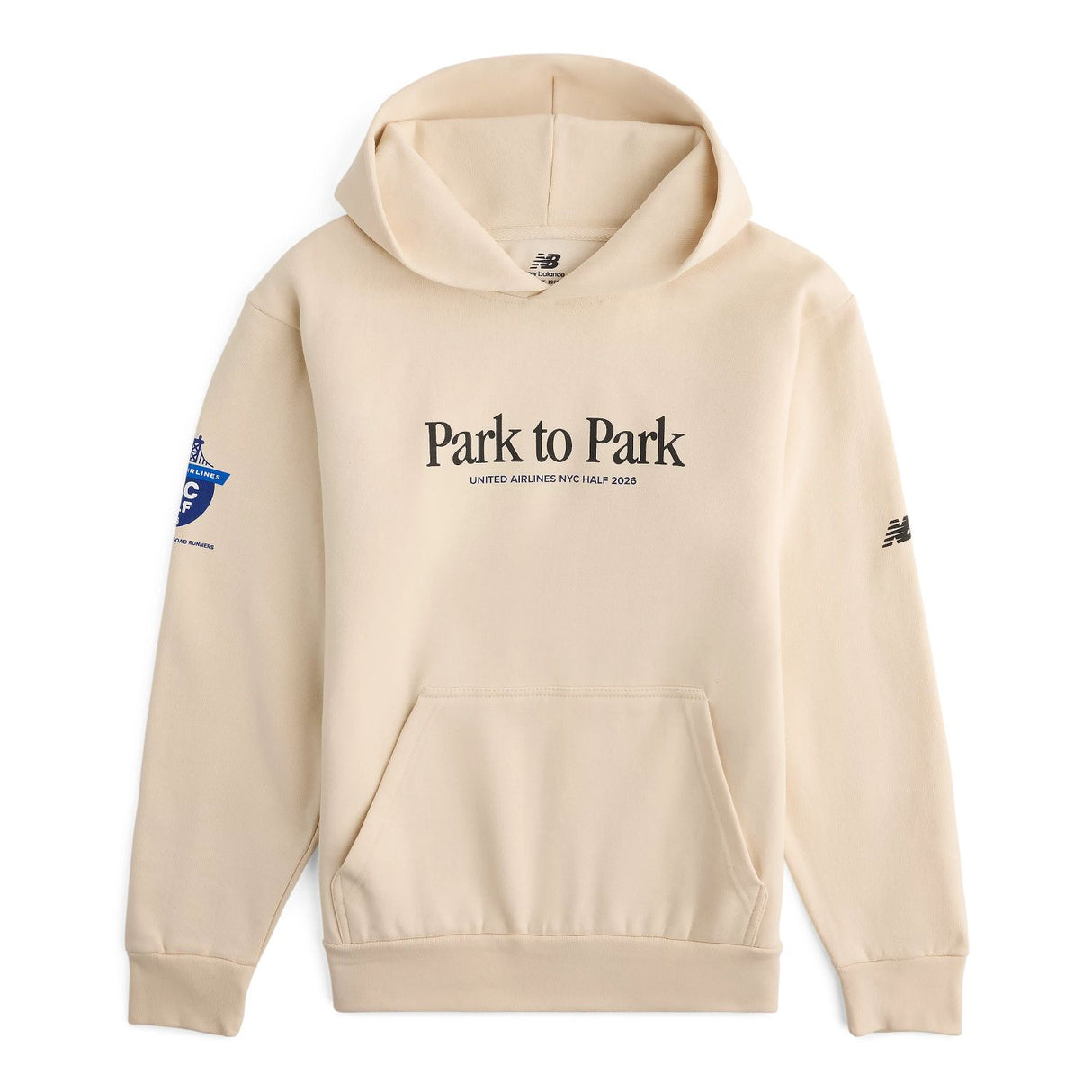 New Balance Men's United Airline NYC Half Slogan Hoodie-1