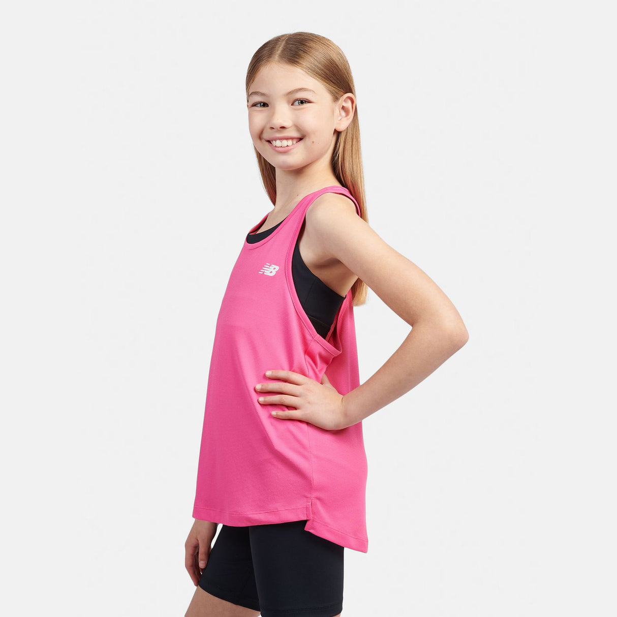 New Balance Girls' Athletic Tank-2