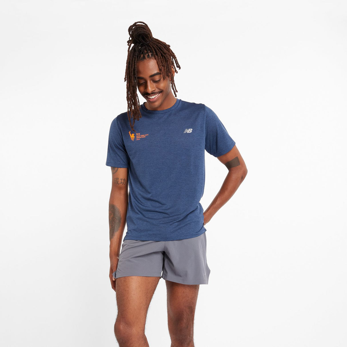 New Balance Men's NYC Marathon Athletics T-Shirt-2