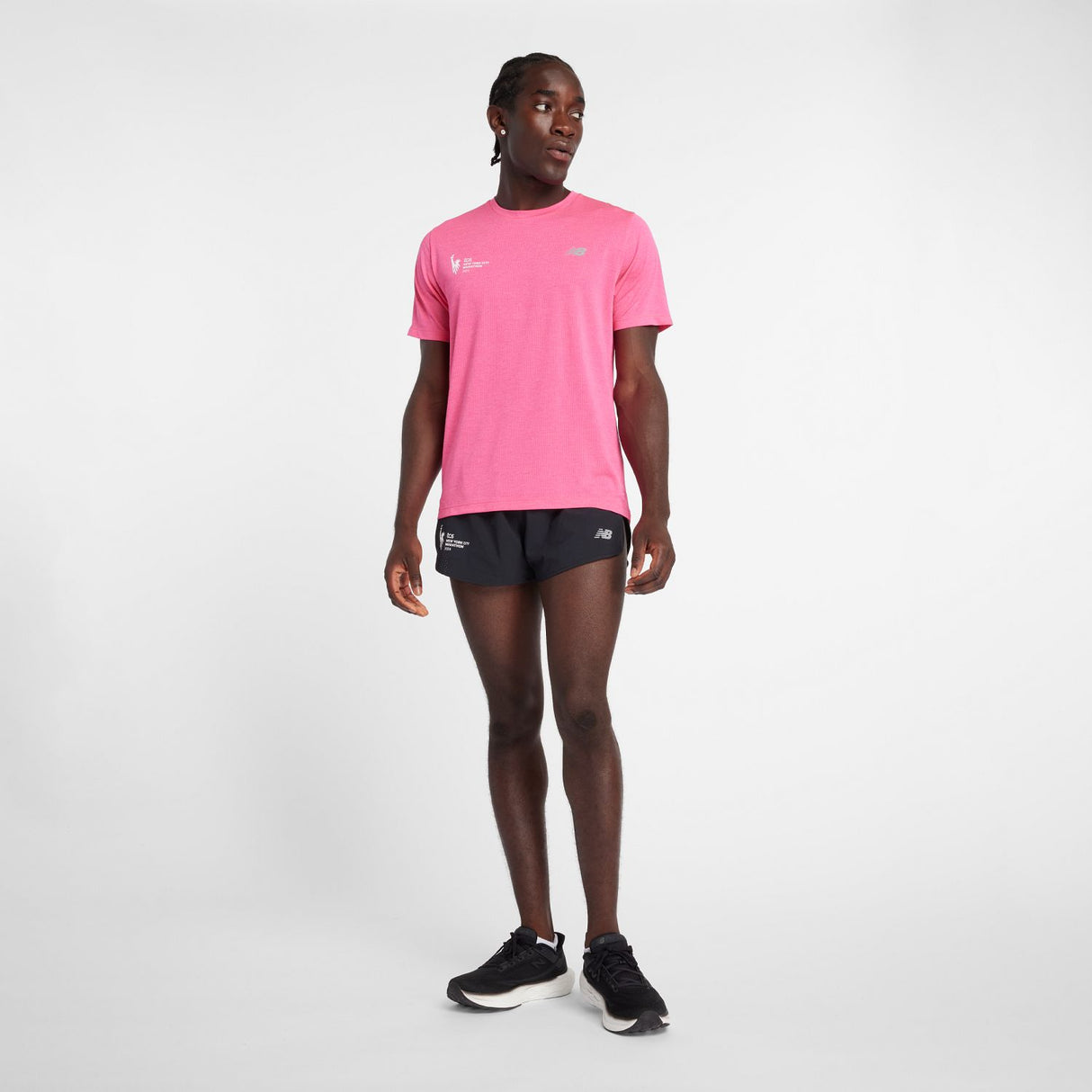 New Balance Men's NYC Marathon Athletics T-Shirt-1