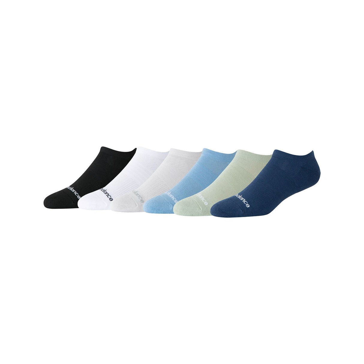 New Balance Daily Essentials Cushion No Show Socks 6 Pack-1