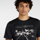 New Balance Men's Reflective City Poly T-Shirt-4