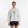 New Balance Women's United Airlines NYC Half Printed Athletics French Terry Crew-2