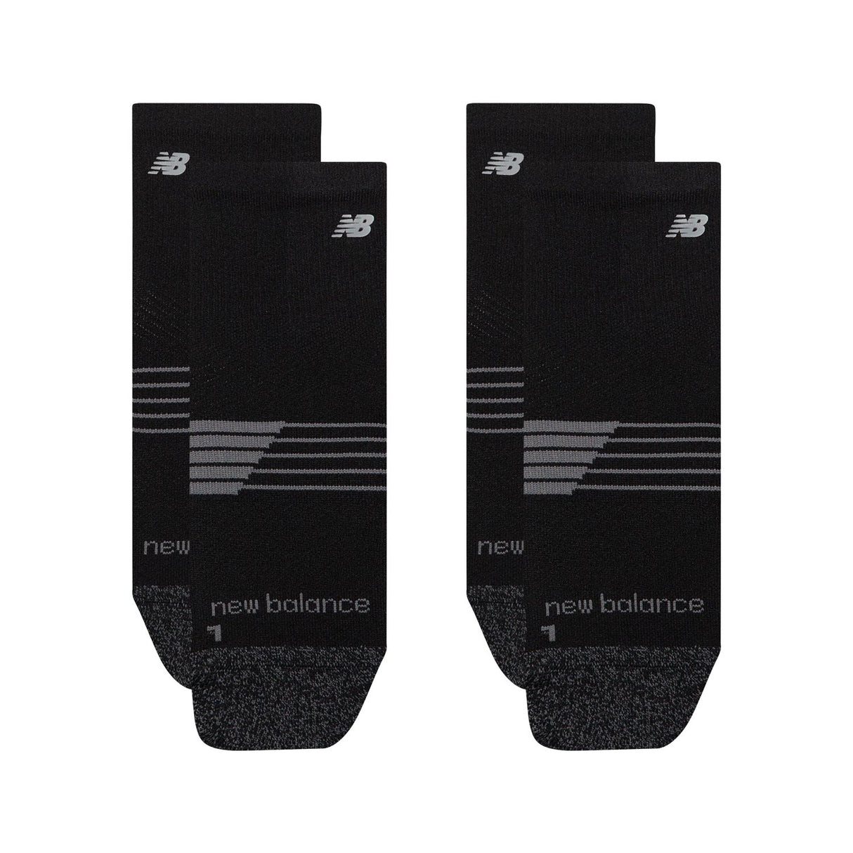 New Balance Pro Training Cushion Quarter Socks 2 Pack-2