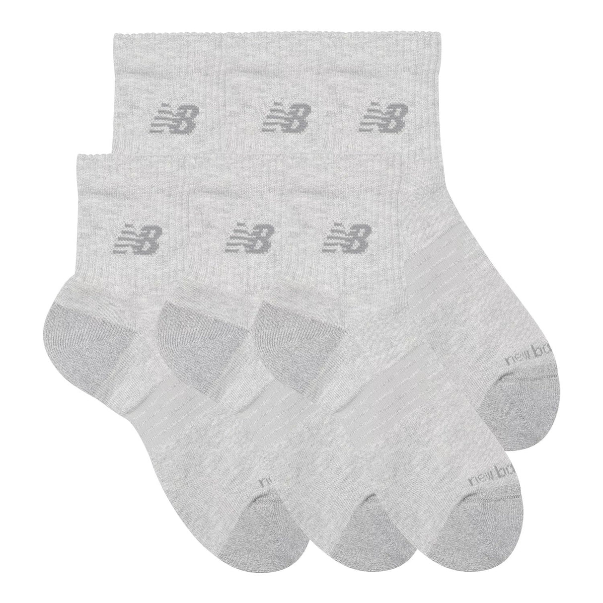 New Balance Active Quarter Socks 6 Pack-3