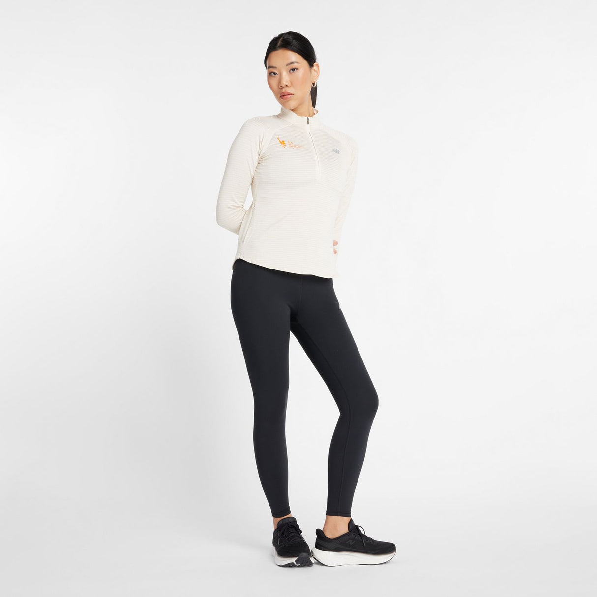 New Balance Women's NYC Marathon Athletics Heat Grid Half Zip-1