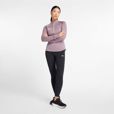 New Balance Women's NYC Marathon Athletics Heat Grid Half Zip-1