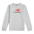 New Balance Boys' Brush Back Stacked Logo Crew-1