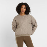 New Balance Women's Quilted Woven Crew-3