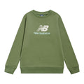 New Balance Boys' Brush Back Stacked Logo Crew-1