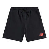 New Balance Boys' French Terry Stacked Logo Shorts-1
