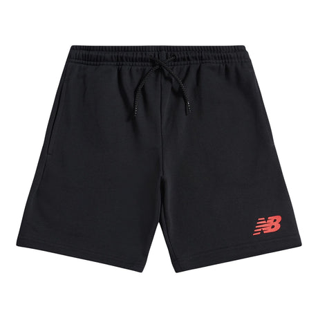 New Balance Boys' French Terry Stacked Logo Shorts-1