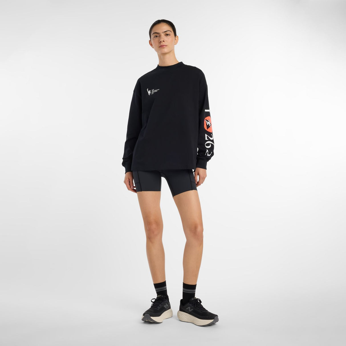 New Balance Women's NYC Marathon Relaxed Jersey Long Sleeve-1