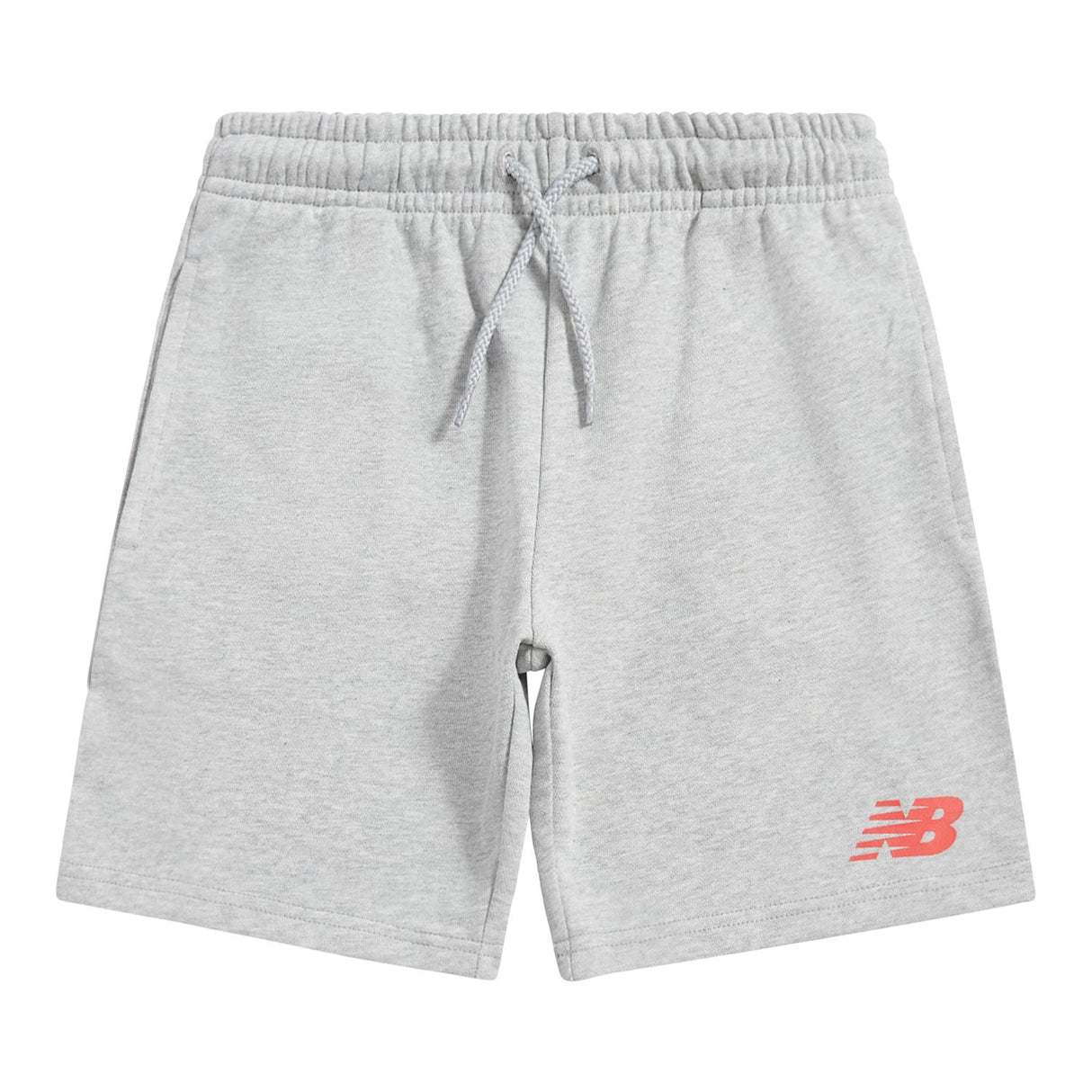 New Balance Boys' French Terry Stacked Logo Shorts-1