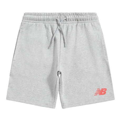 New Balance Boys' French Terry Stacked Logo Shorts-1