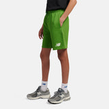 New Balance Boys' French Terry Stacked Logo Shorts-3