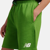 New Balance Boys' French Terry Stacked Logo Shorts-5