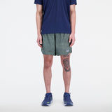 New Balance Men's Printed Impact Run 5 Inch Shorts-1