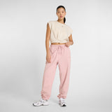 New Balance Women's Heritage French Terry Crop T-Shirt-1