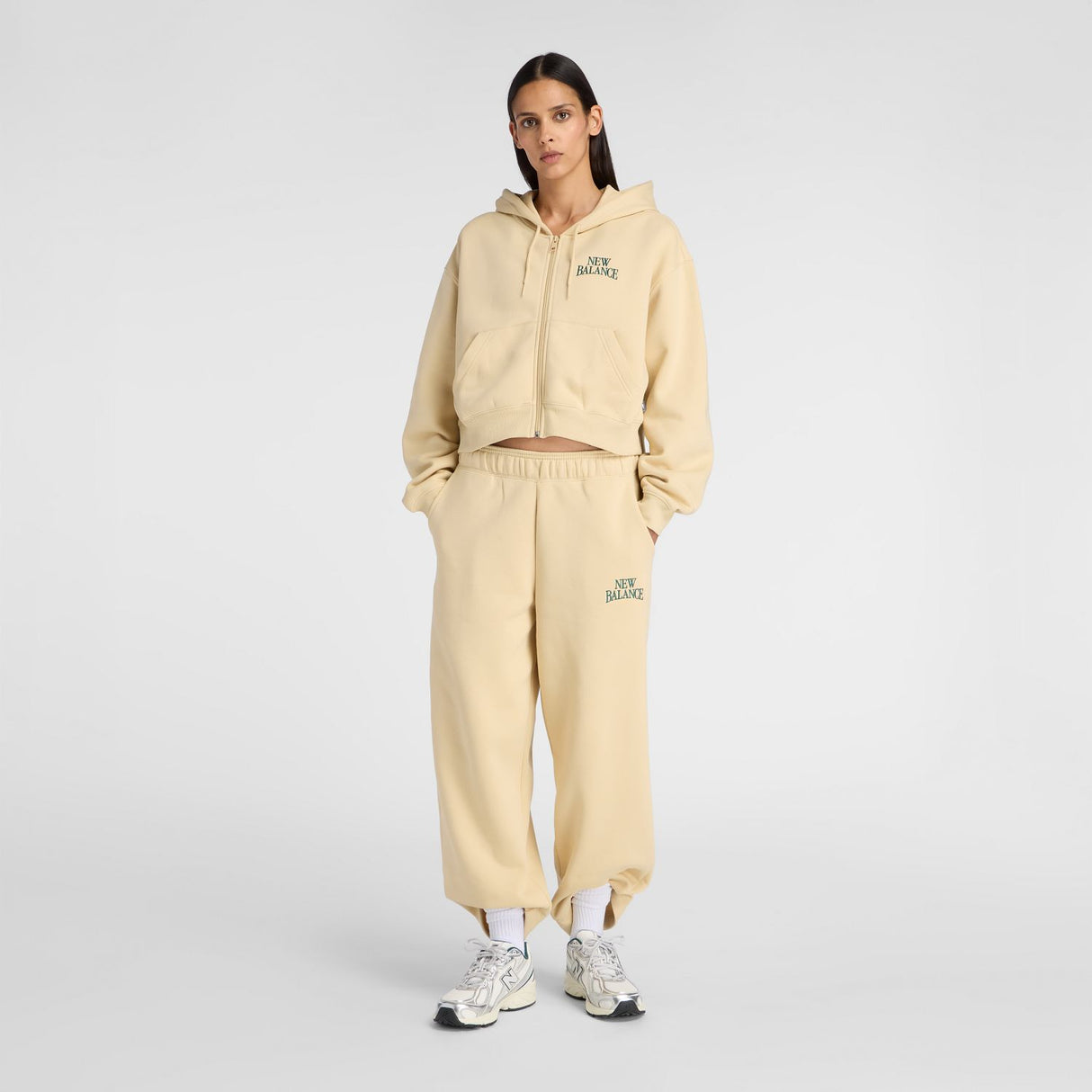 New Balance Women's Trackside Fleece Full Zip-1