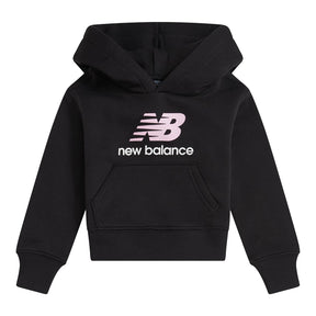 New Balance Girls' BB Stacked Logo Hoodie-1