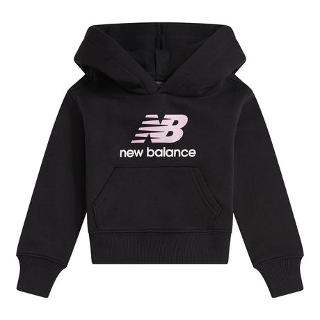 New Balance Girls' BB Stacked Logo Hoodie-1