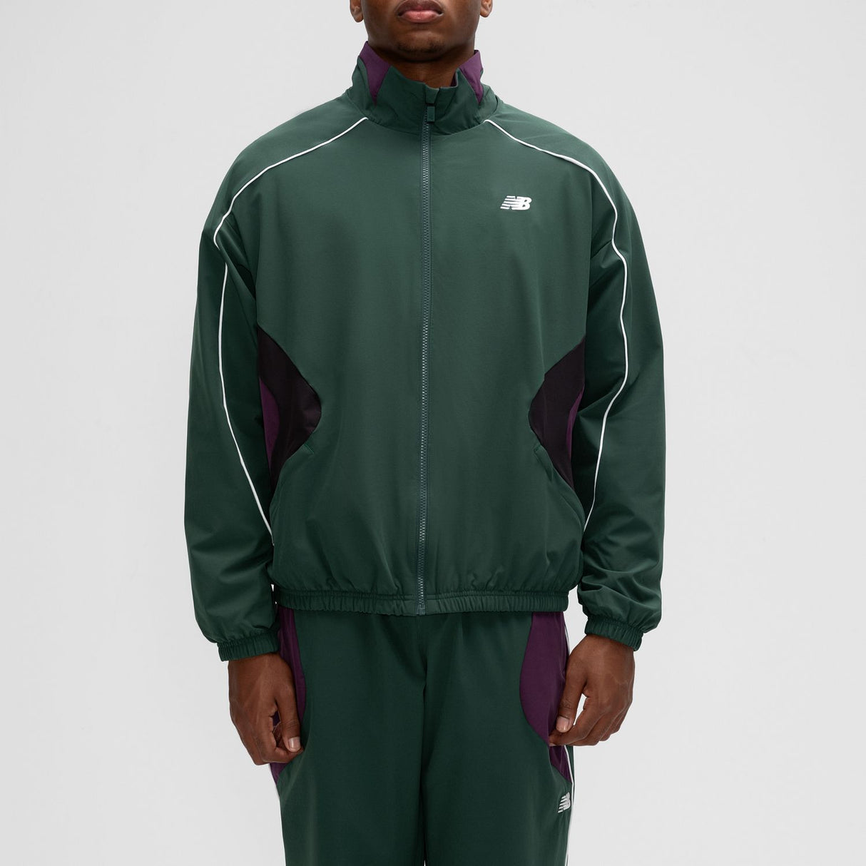New Balance Men's Basketball Colorblocked Woven Jacket-3