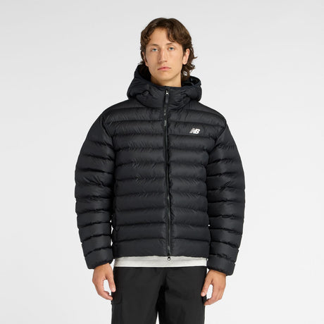 New Balance Men's Sport Essentials Hooded Puffer Jacket-1