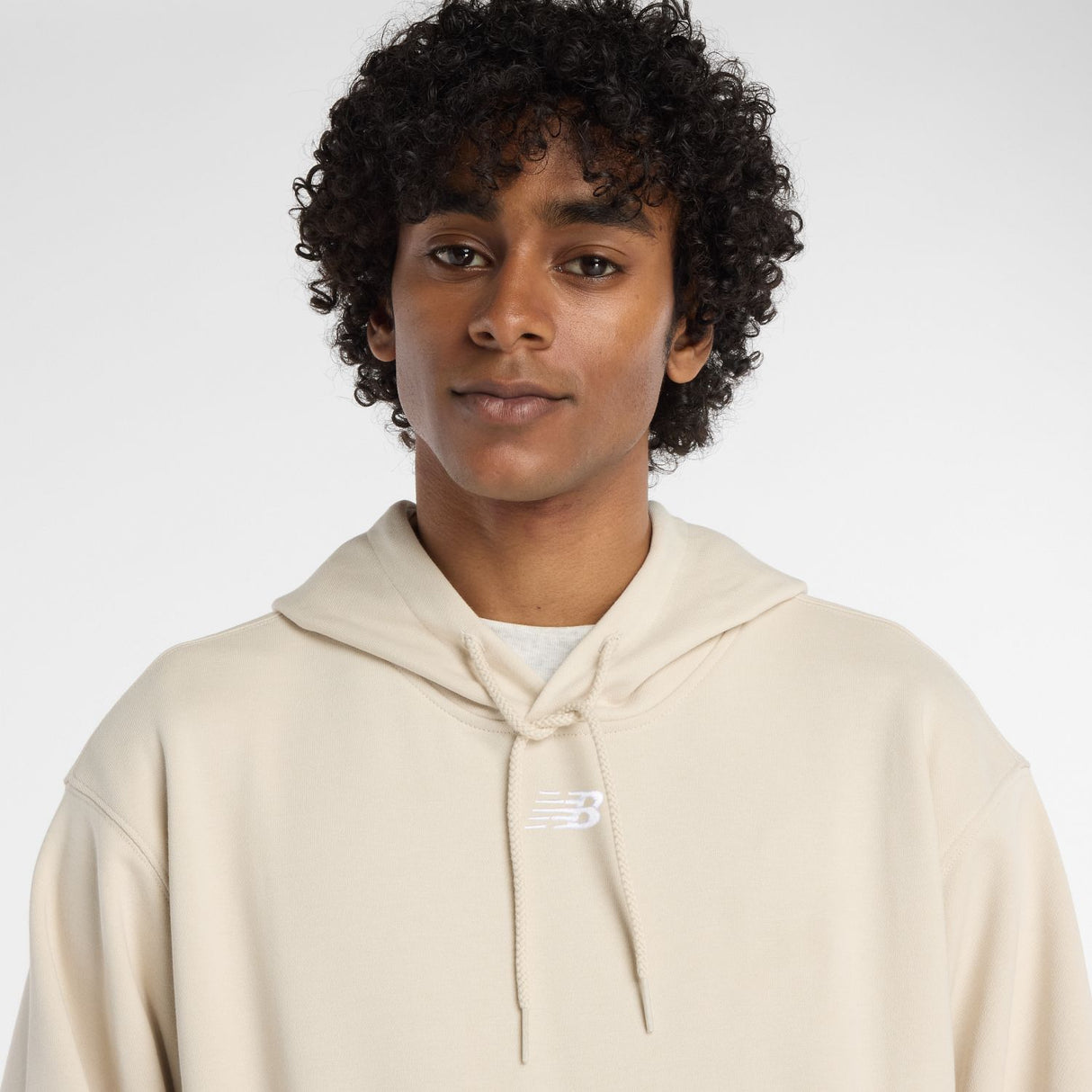 New Balance Men's Oversized Center Embroidered Hoodie-4