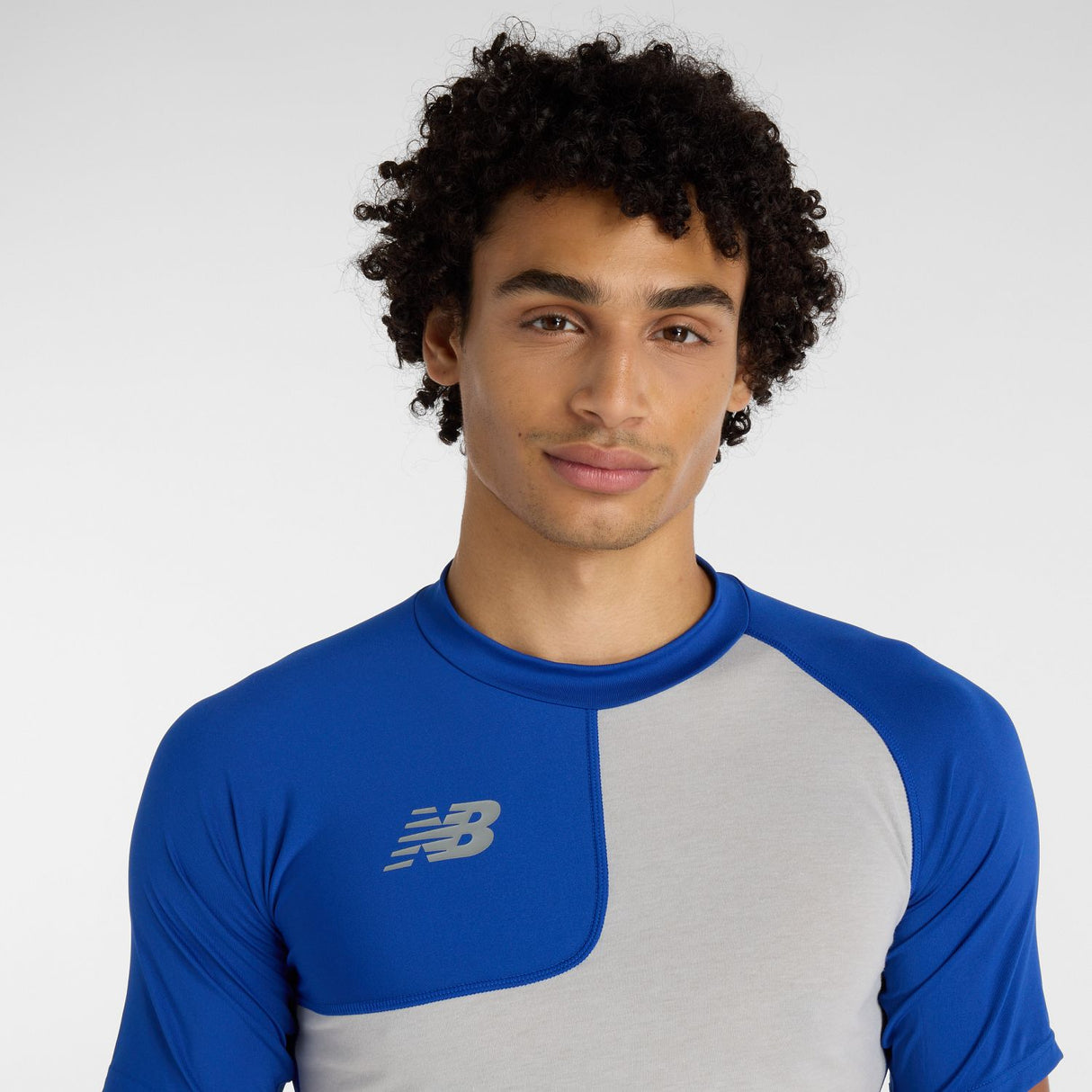 New Balance Men's Asym Short Sleeve Top Right-4