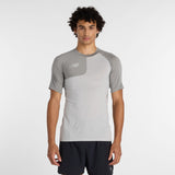 New Balance Men's Asym Short Sleeve Top Right-1