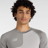 New Balance Men's Asym Short Sleeve Top Right-4